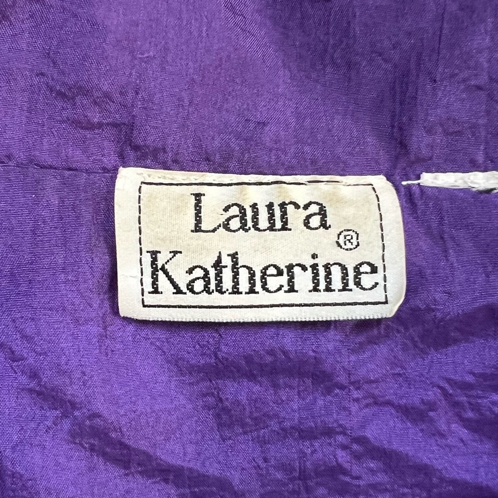 70s/80s Vintage Purple and Multi-Coloured Windbreaker Jacket - Picture 5 of 8